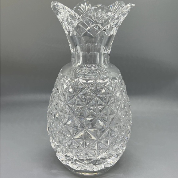 Vintage Waterford Crystal Hospitality Pineapple Vase- 10” - Picture 1 of 7